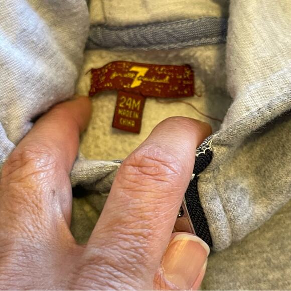 7 For All Mankind Baby Boy Hoodie - Picture 6 of 6